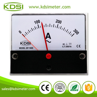 High Quality Professional BP-100S AC300/1A Double Pointer AC Analog Amp Panel Meter