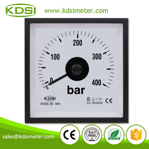 Easy Installation BE-96W DC4-20mA 400bar Wide Angle Analog DC Current Pressure Panel Meter