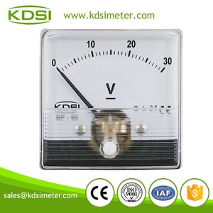 CE certificate BP-60N 60*60 DC30V analog panel voltmeter