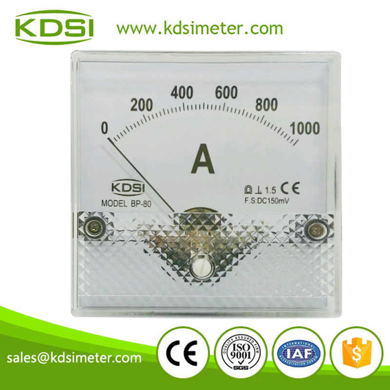 Safe to operate BP-80 DC150mV1000A high resistance analog ampere meter