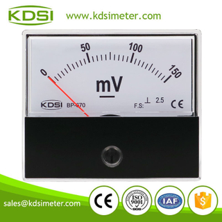 Easy installation BP-670 DC150mV analog dc panel mount voltmeter