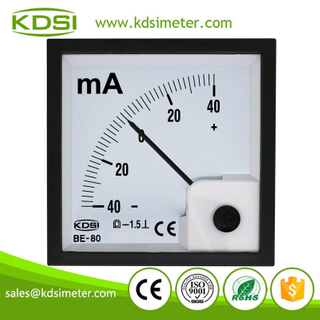 Portable Precise BE-80 DC+-40mA Analog DC Ammeter Current Panel Meter