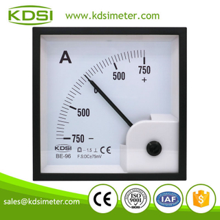 Portable precise BE-96 DC+-75mV +-750A dc panel analog ammeter