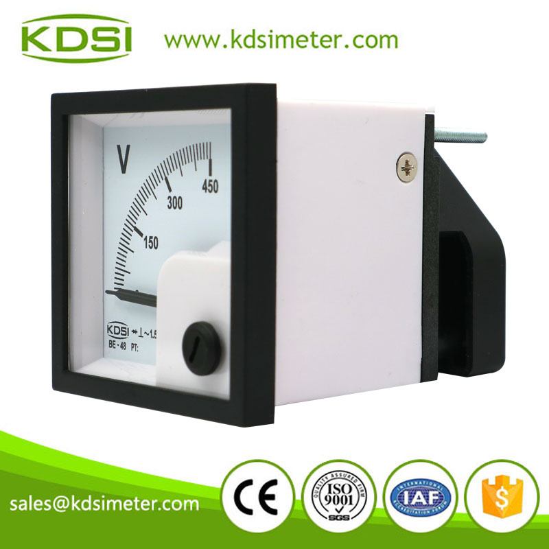 Hot sales BE-48 AC450V rectifier ac panel voltage meter