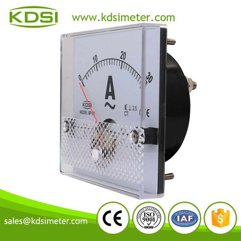China Supplier BP-80 AC30A ac analog panel ammeter with output
