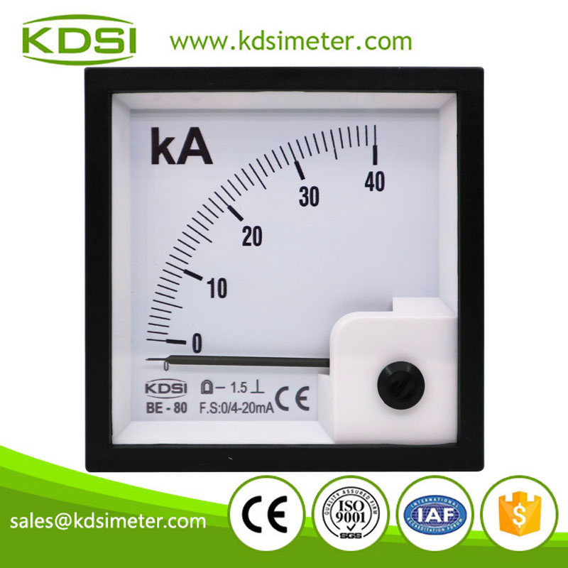 20 years Professional Manufacturer BE-80 DC4-20mA 40kA analog dc amp panel meters