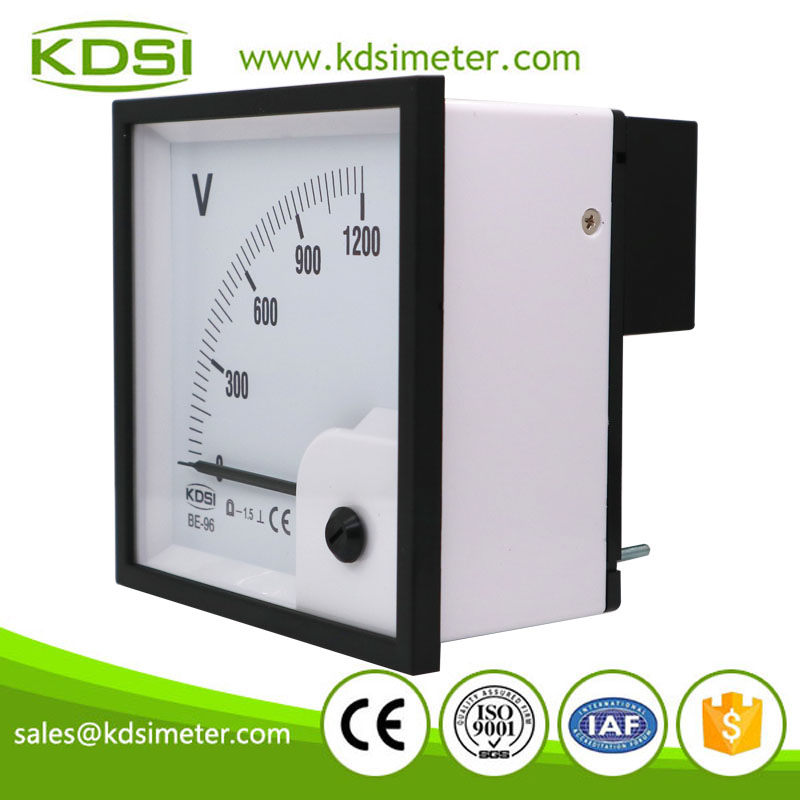 Factory direct sales BE-96 DC1200V dc analog panel voltmeter