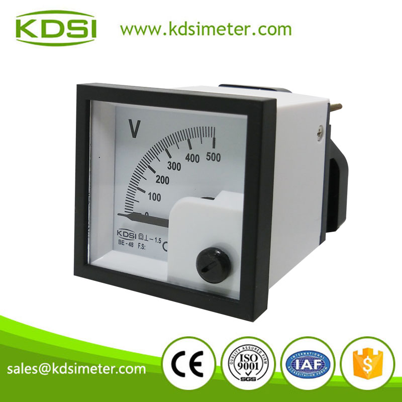 High quality BE-48 DC Voltmeter DC500V analog electronic voltmeter
