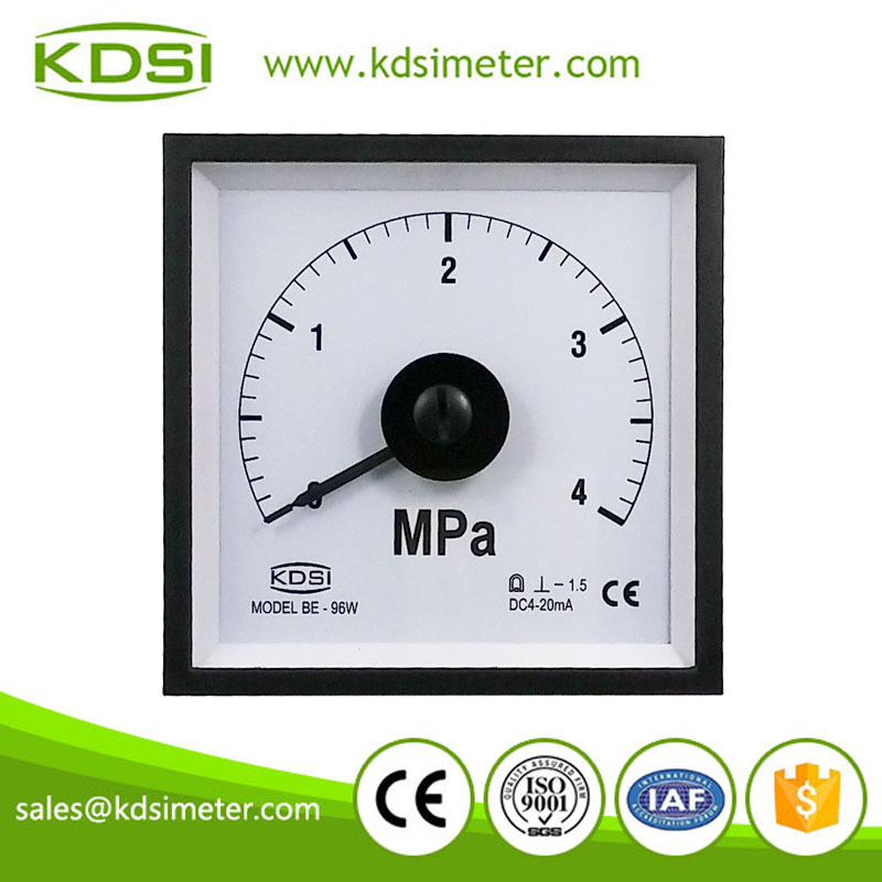 KDSI electronic apparatus wide Angle Meter BE-96W DC4-20mA 4MPa analog piezometer