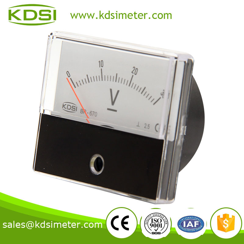 Small & high sensitivity BP-670 60*70 DC30V DC Voltmeter