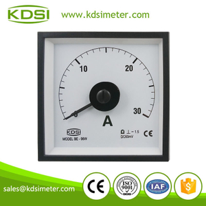 Industrial universal wide Angle Meter BE-96W DC60mV 30A analog dc ampere meter