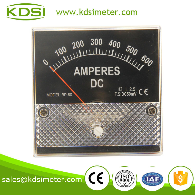 Small & high sensitivity BP-80 80*80 DC600A ammeter with output