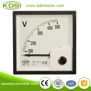 Easy operation BE-72 AC500V analog voltmeter