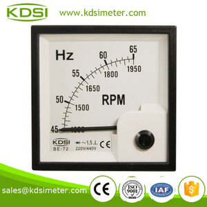 BE-72 Frequency meter 220-440V 45-65HZ+RPM