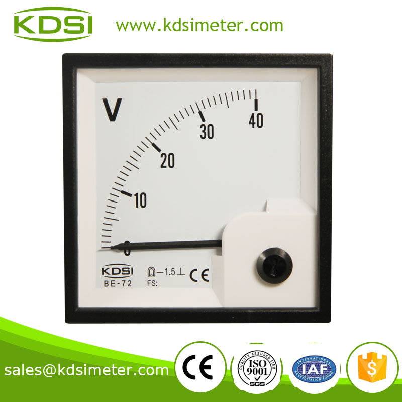 Automotive BE-72 72*72 DC40V car voltmeter
