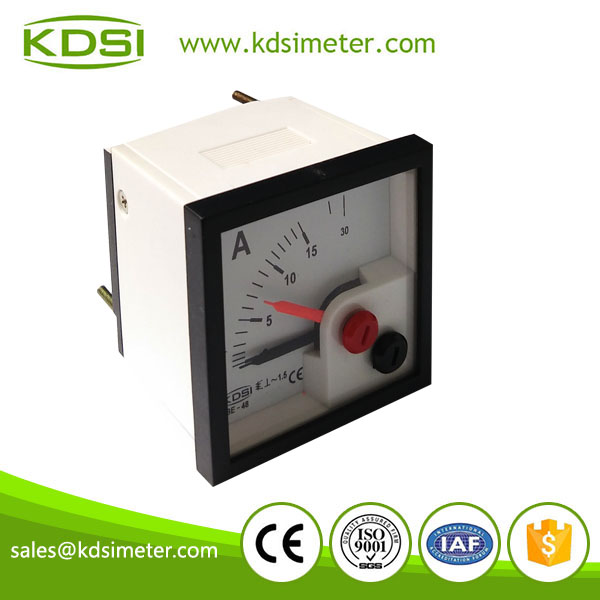 KDSI electronic apparatus BE-48 AC15A with red pointer inductive ampere meter