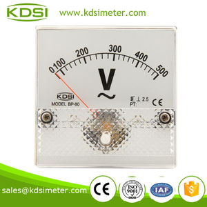BP-80 80*80 AC Voltmeter AC500V CE approved analog panel meter