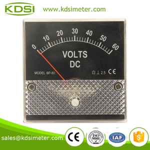 BP-80 80*80 DC Voltmeter DC60V analog types of energy meter panel meter