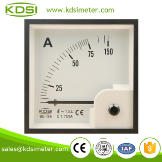 Taiwan technology BE-96 96*96 AC75/5A analog ammeter