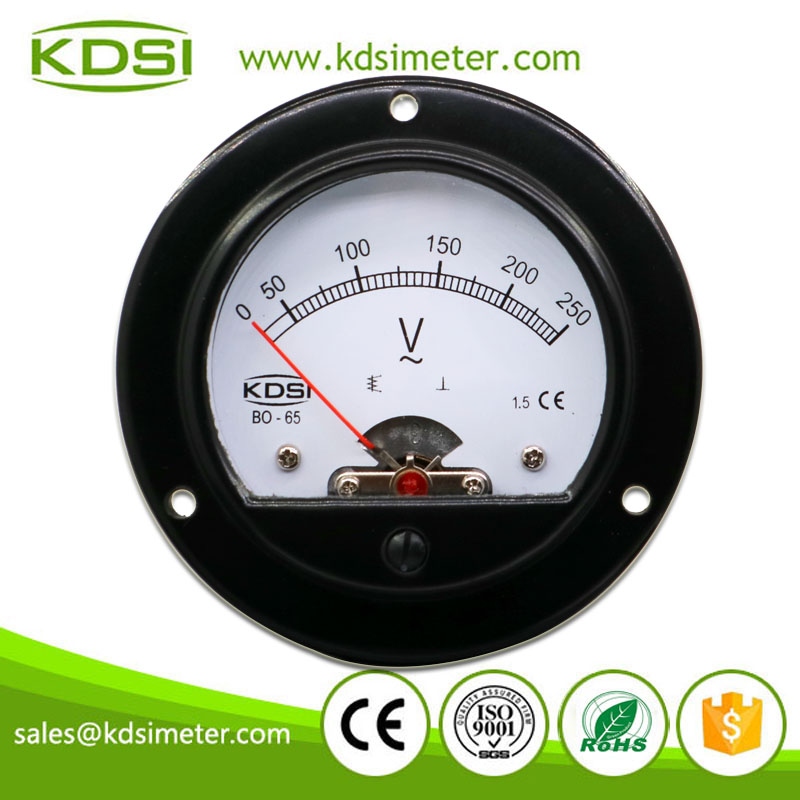 Portable Precise BO-65 AC250V Analog Round Panel AC Volt Meter - Buy ...