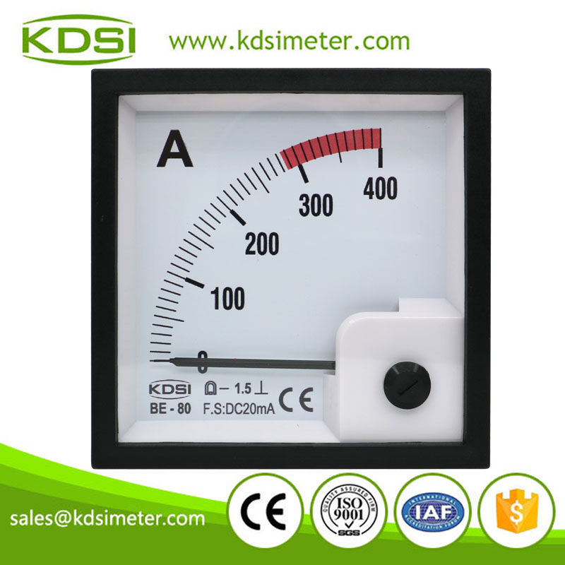Portable precise BE-80 DC20mA 400A dc panel analog ampere meter - Buy ...